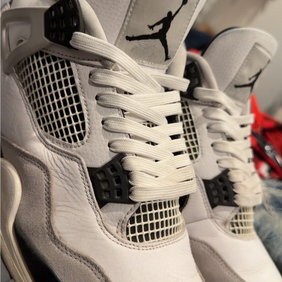 Jordan Athletic Shoes in White, Black, and Gray main image 3